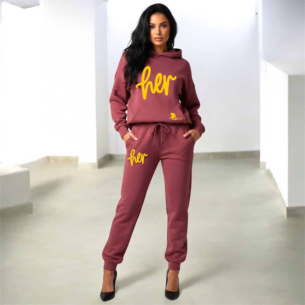 HER Two Piece Jogger Set