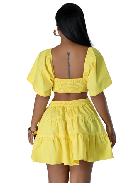 Off or On the Shoulder Cut Out Mini Dress