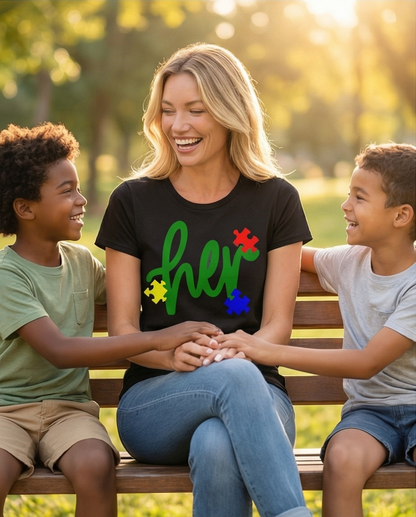 HER Apparel Autism Tshirt