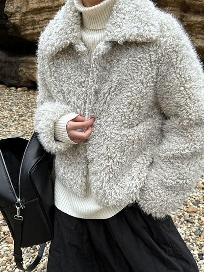 Lambswool Lapel Jacket