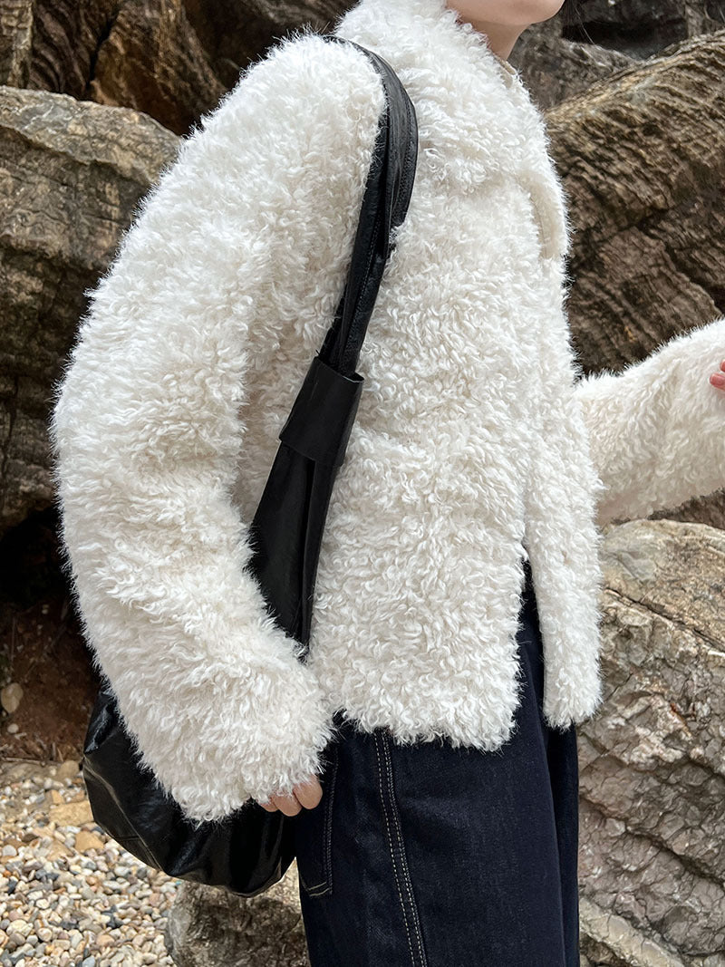 Lambswool Lapel Jacket