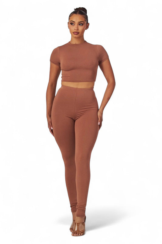 Jovie Crop Top & Skinny Leg Set