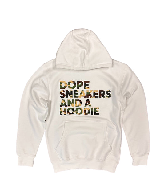 Dope Sneakers and a Hoodie - Camo Print
