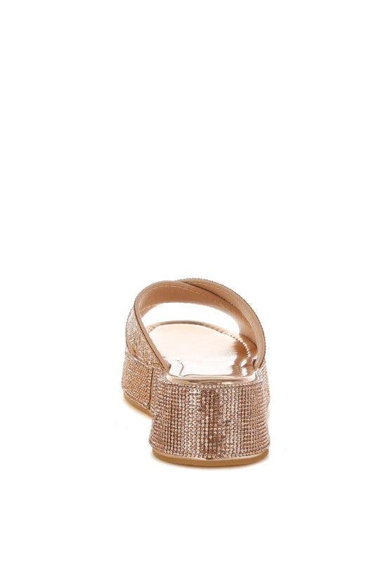 Adena Rhinestone Embellished Flatforms