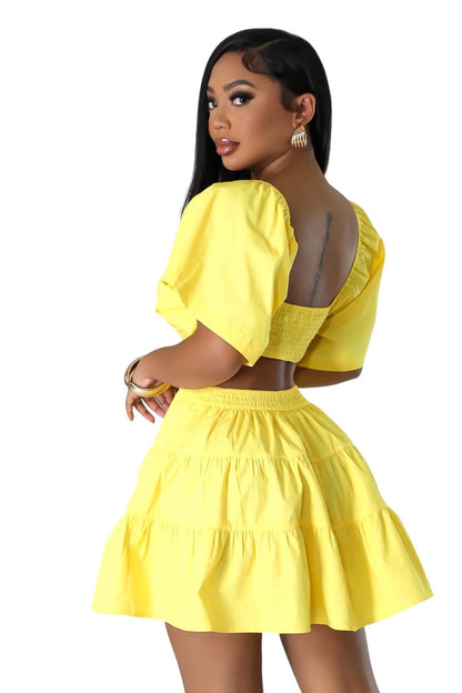 Off or On the Shoulder Cut Out Mini Dress