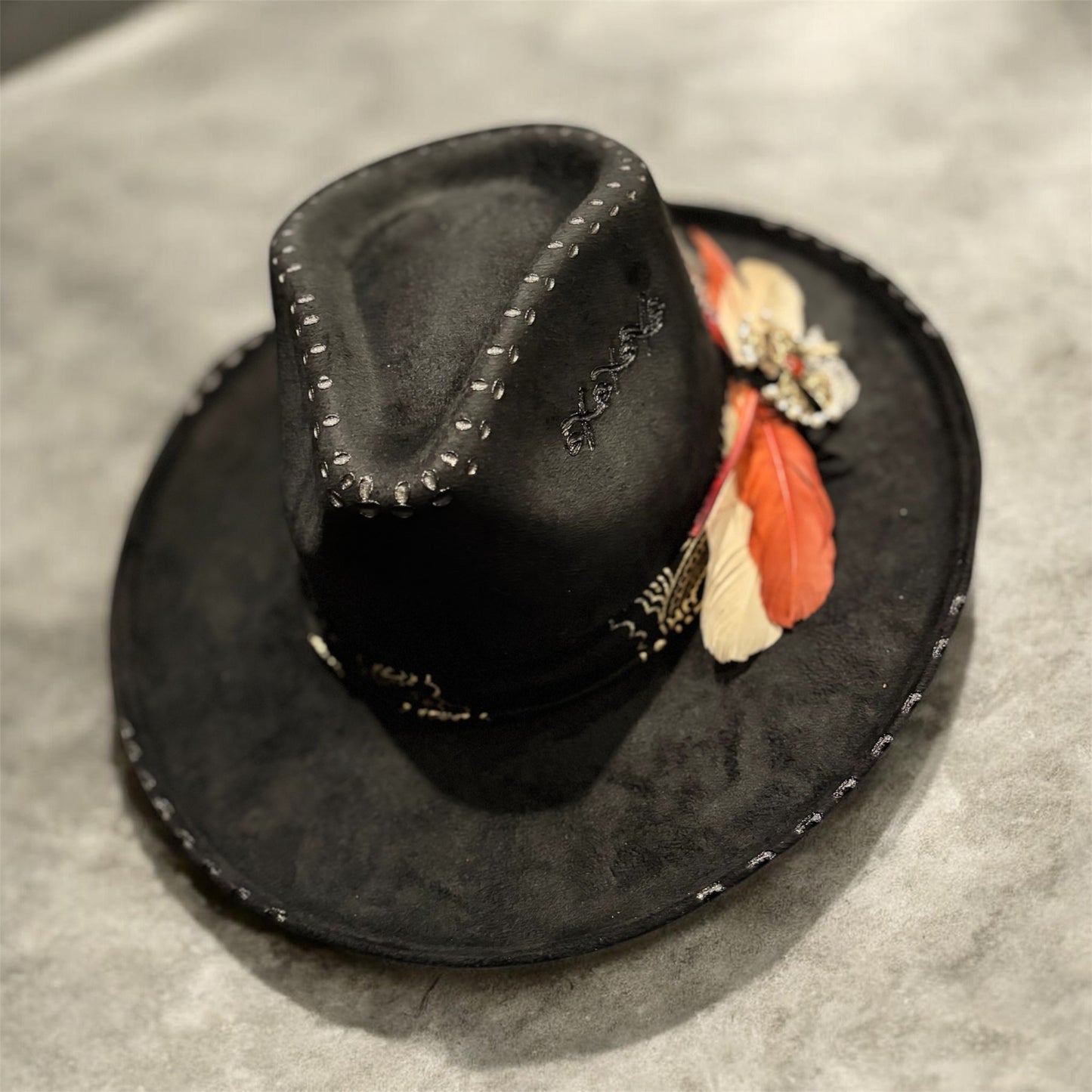 LotusLaRouge CUSTOMIZED FEDORA HAT