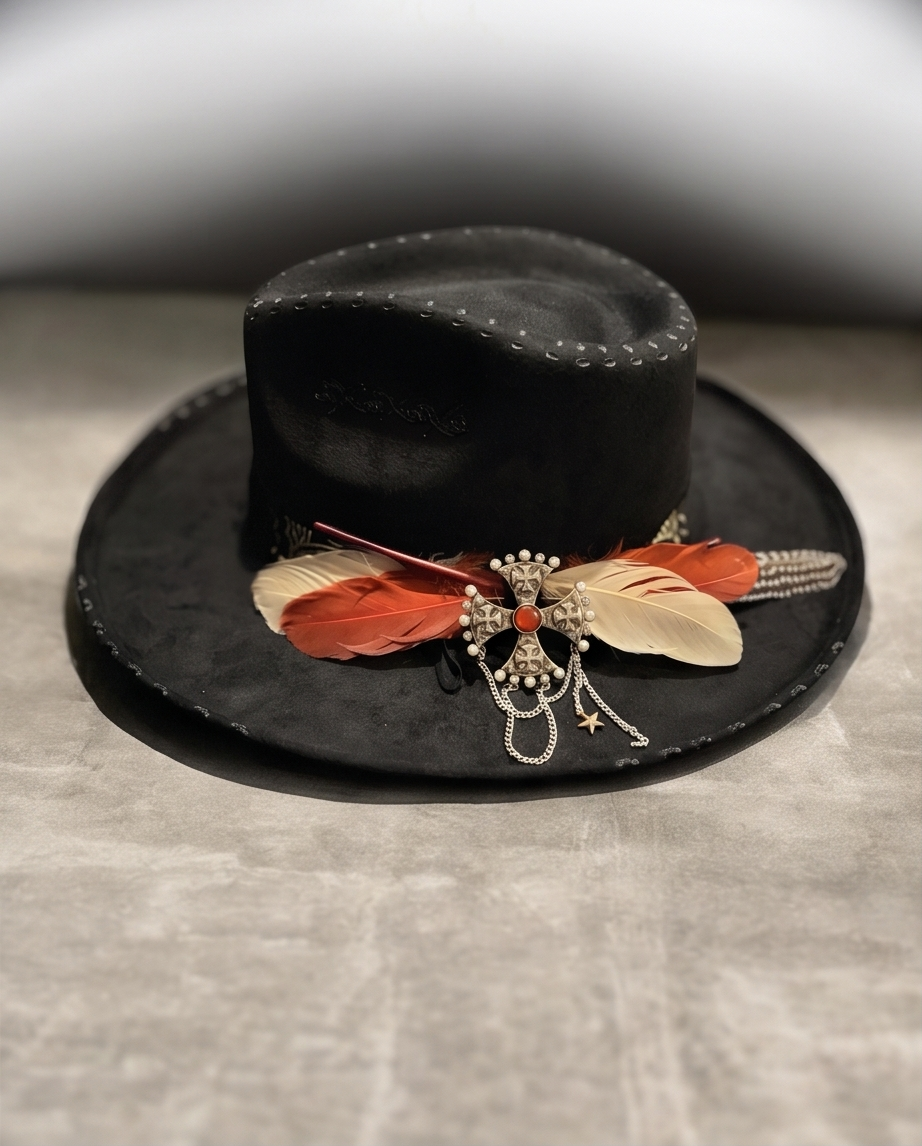 LotusLaRouge CUSTOMIZED FEDORA HAT