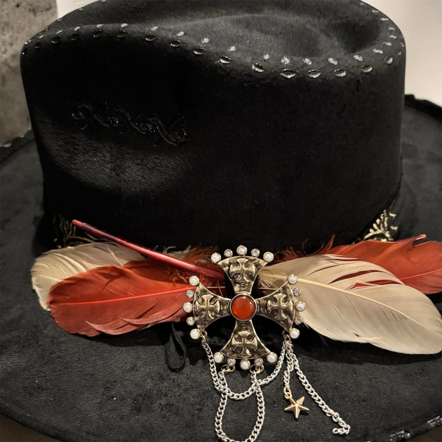 LotusLaRouge CUSTOMIZED FEDORA HAT