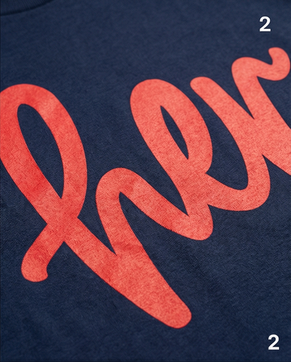 HER T-shirt Navy/Red
