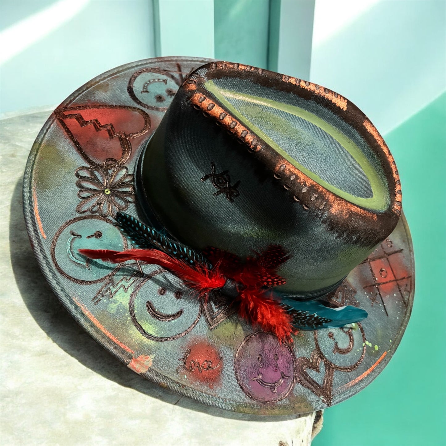 LotusLaRouge CUSTOMIZED FEDORA HAT