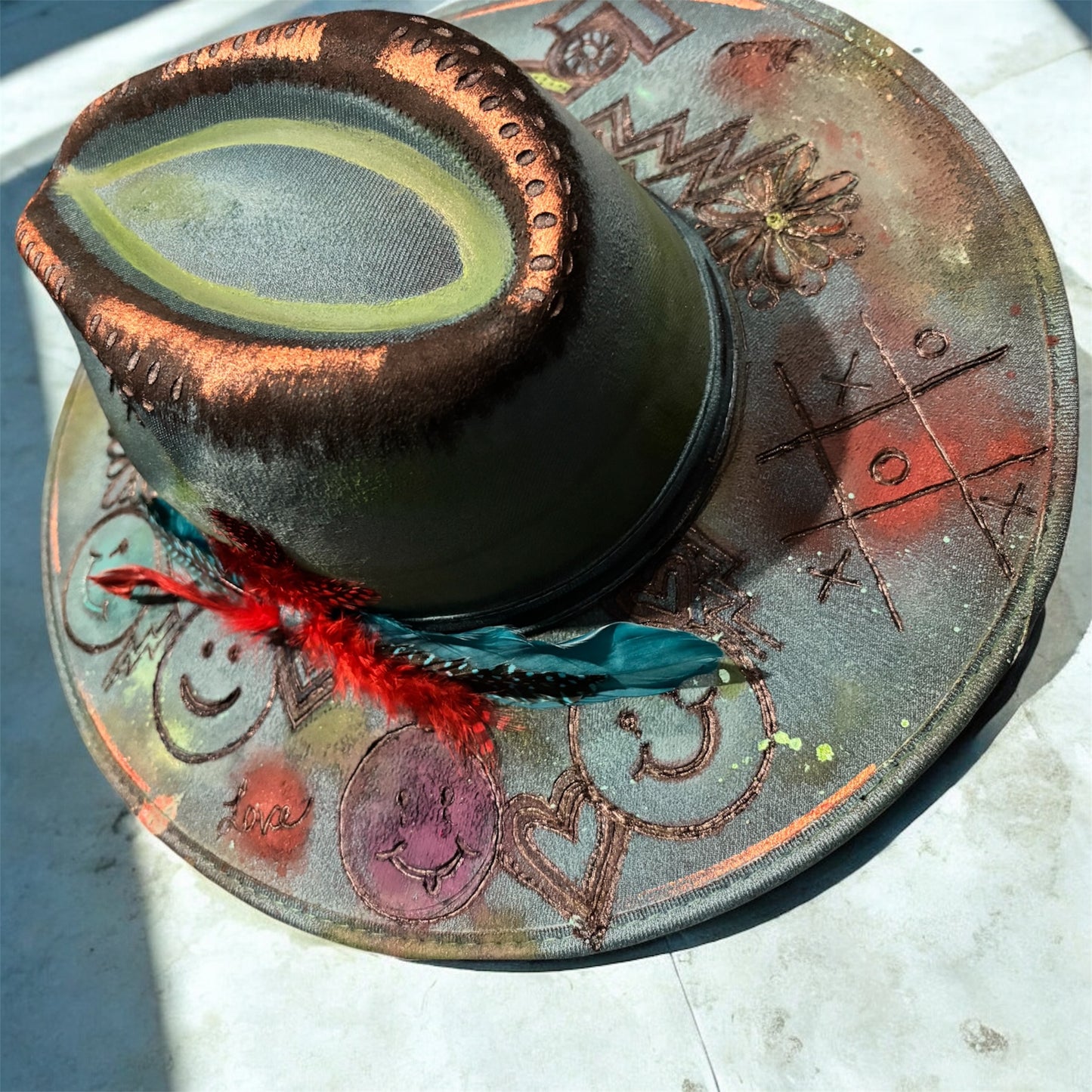 LotusLaRouge CUSTOMIZED FEDORA HAT