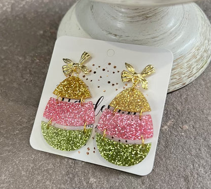Easter egg acrylics