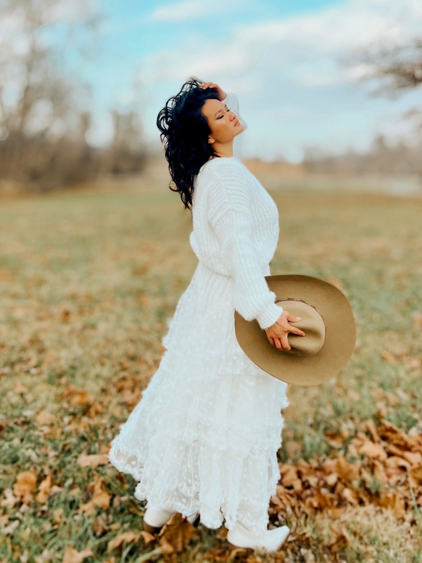 Miss Sparkling | Lace Ruffle Mesh Maxi Skirt