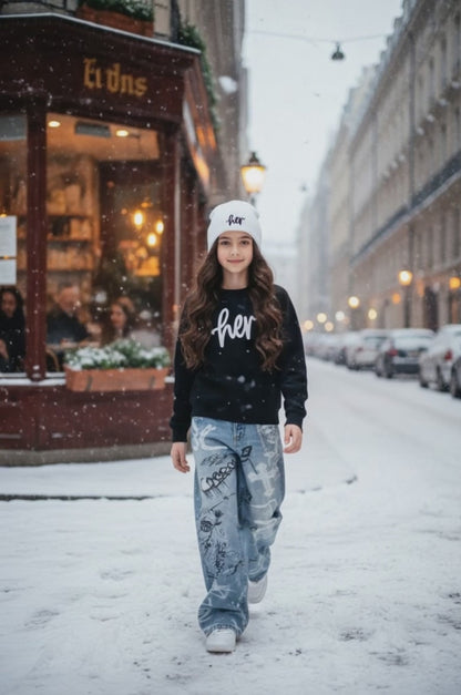 HER Apparel Kids Sweatshirt