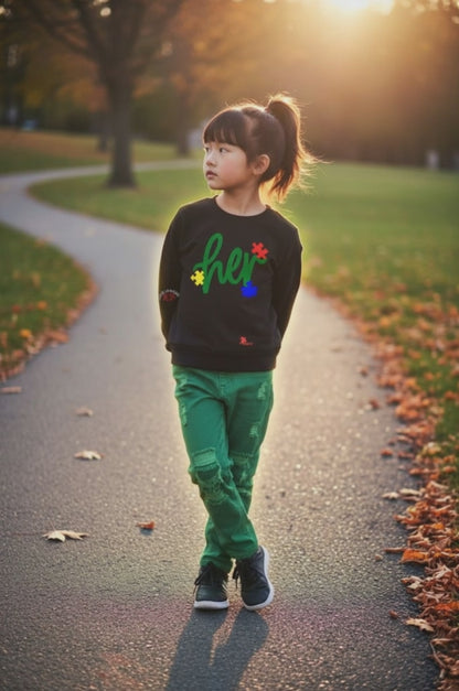 HER Apparel Kids Sweatshirt